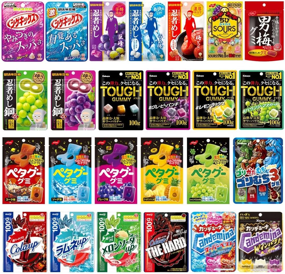 Amazon | ハードグミ12種アソート 噛みごたえMAX 大容量バラエティ