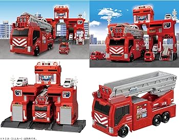 Amazon.co.jp: 【レスキューパトロールカー付】トミカ 変形出動