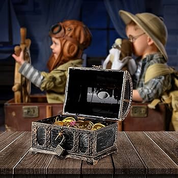 Amazon｜yarui 海賊の宝箱 アンティーク 宝石箱 ジュエリーボックス