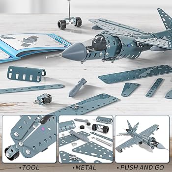 Amazon.co.jp: Locomotoメタル模型飛行機キット 227個 組み立て式