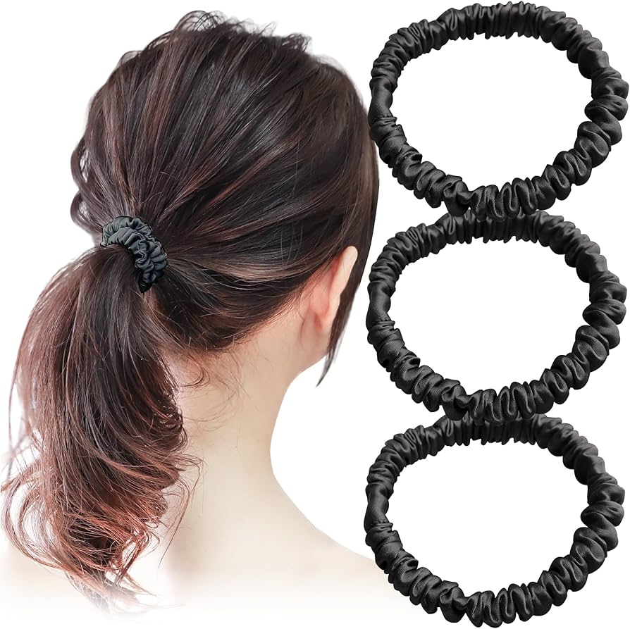 Amazon.co.jp: Hairdresser Supervised Hair Rubber Scrunchie Silk