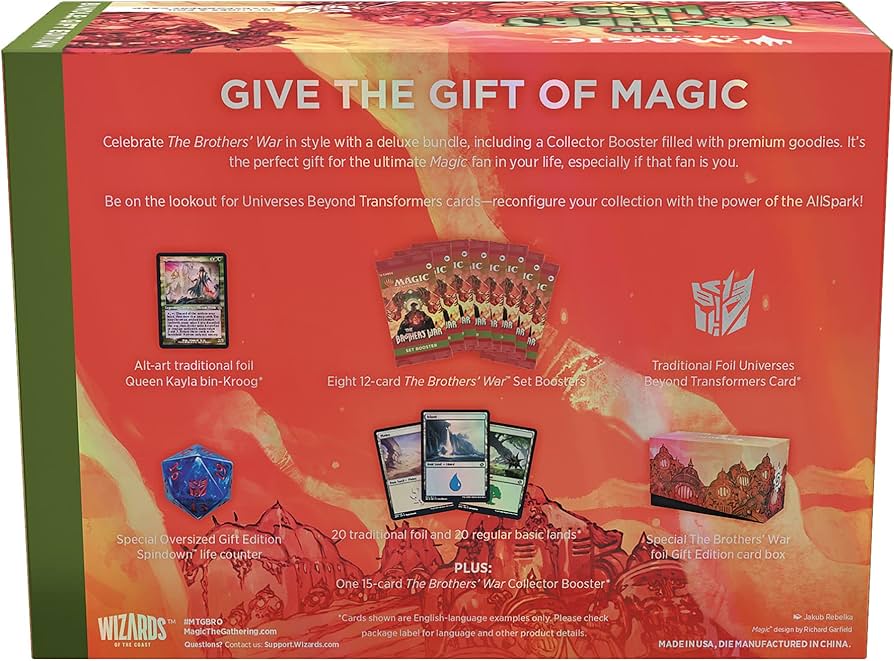 Amazon.co.jp: マジック:ザ・ギャザリング 兄弟戦争 Gift Bundle 英語