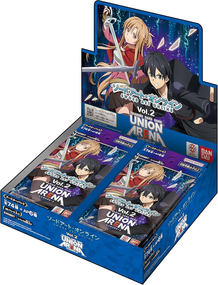 Amazon.com: Bandai (BANDAI) UNION ARENA Booster Pack, Sword Art