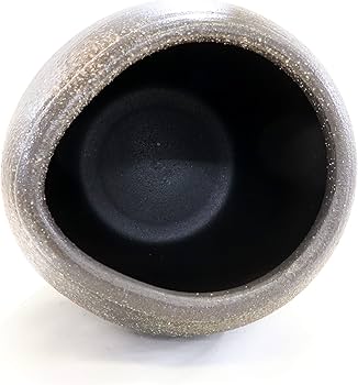 Amazon｜灰窯変壷型変形傘立（信楽焼） [34 x 33 x 44cm 9100g] 【傘