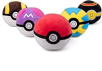 Amazon.co.jp: PoKéMoN ポケモンボール ぬいぐるみ 5個パック
