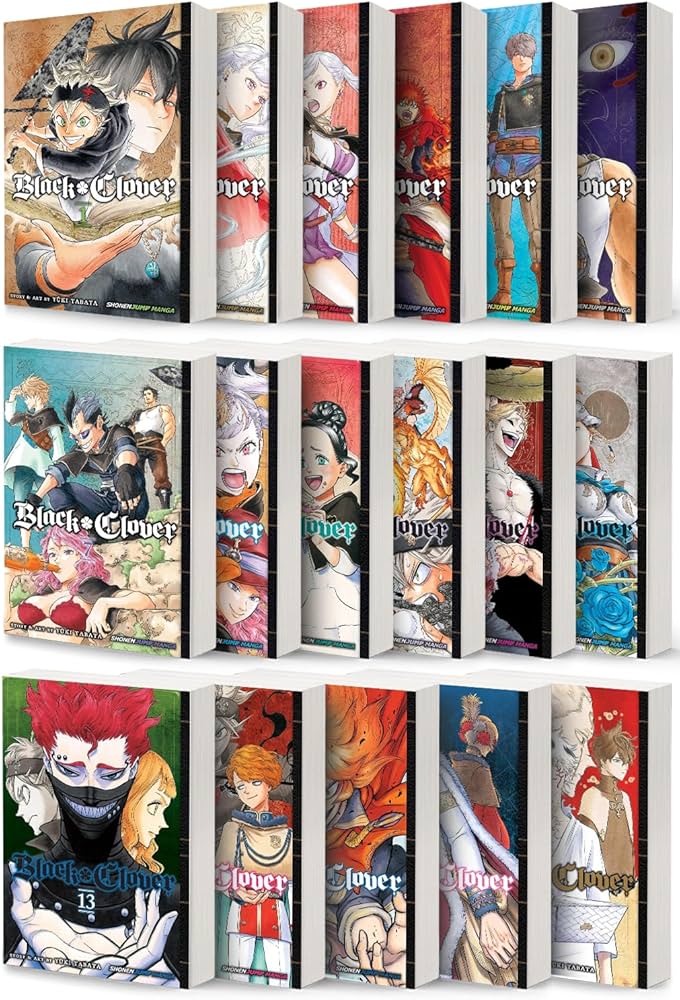 Black Clover Manga Set: Yuki Tabata: Amazon.com: Books