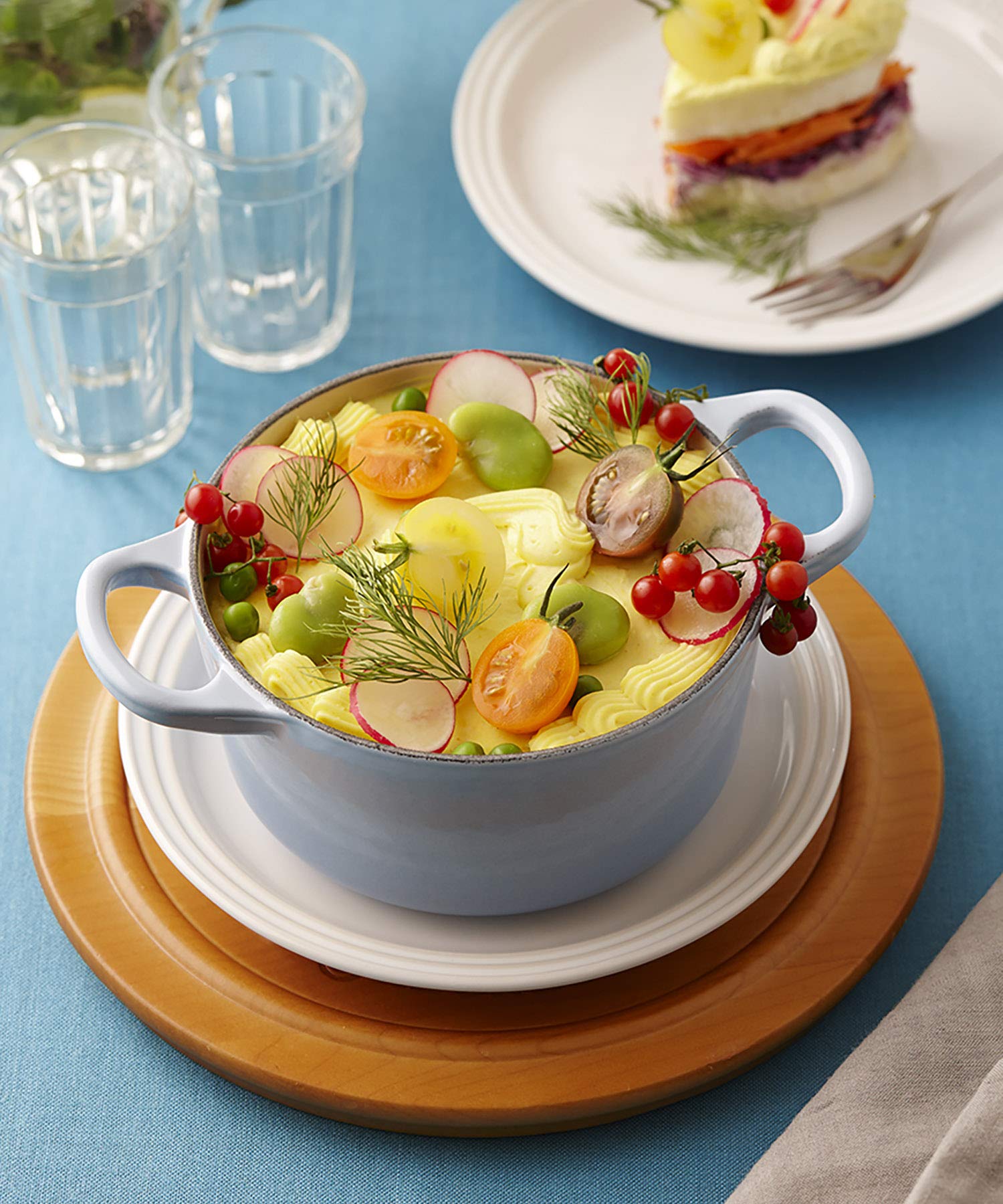 LE CREUSET ココット ロンド コースタルブルー 14cm Amazon.co.jp: ル