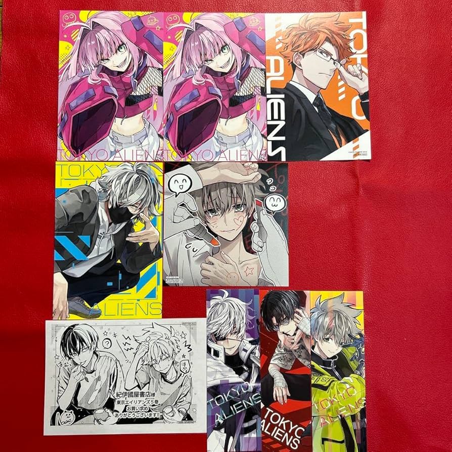 Amazon.co.jp: 東京エイリアンズ 特典 ポストカード イラストカード