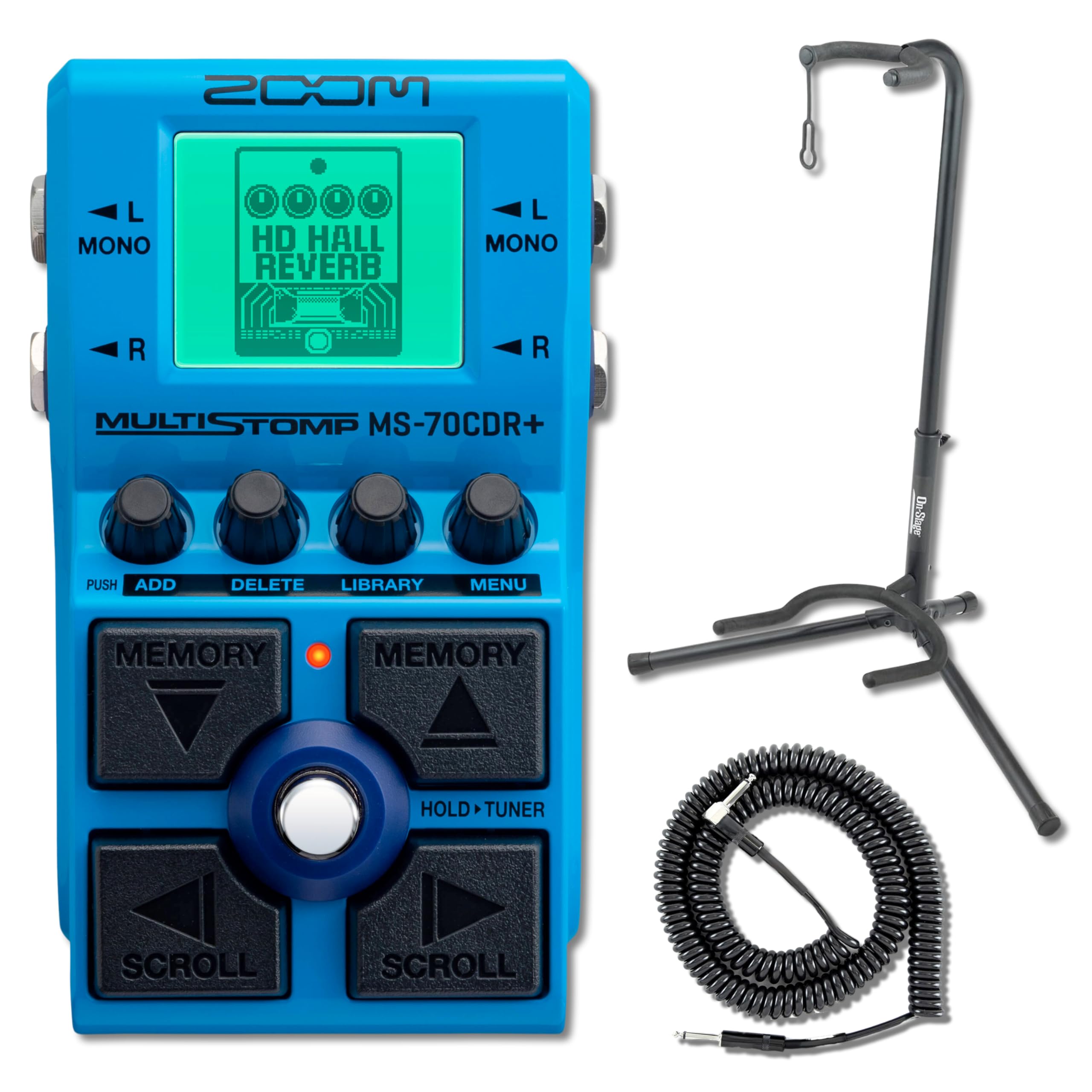 Amazon.com: Zoom MS-70CDR+ MultiStomp Chorus/Delay/Reverb Pedal