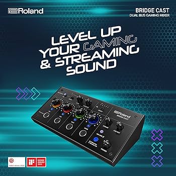 Amazon.co.jp: Roland BRIDGE CAST デュアルバスゲーミングミキサー