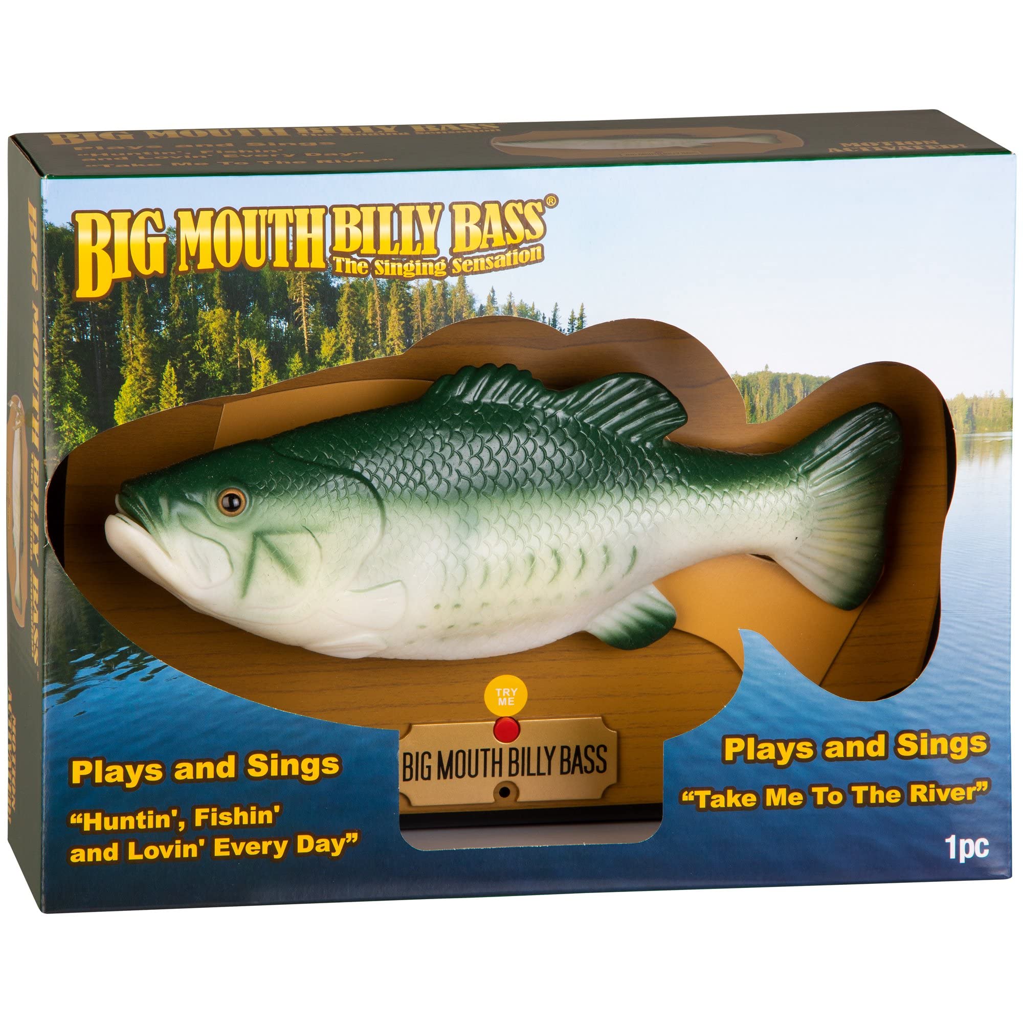 Amazon.com: Big Mouth Billy Bass The Singing Sensation - Plays and