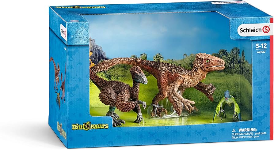 Amazon.co.jp: Schleich シュライヒ 恐竜 羽毛恐竜セット 42347 : おもちゃ