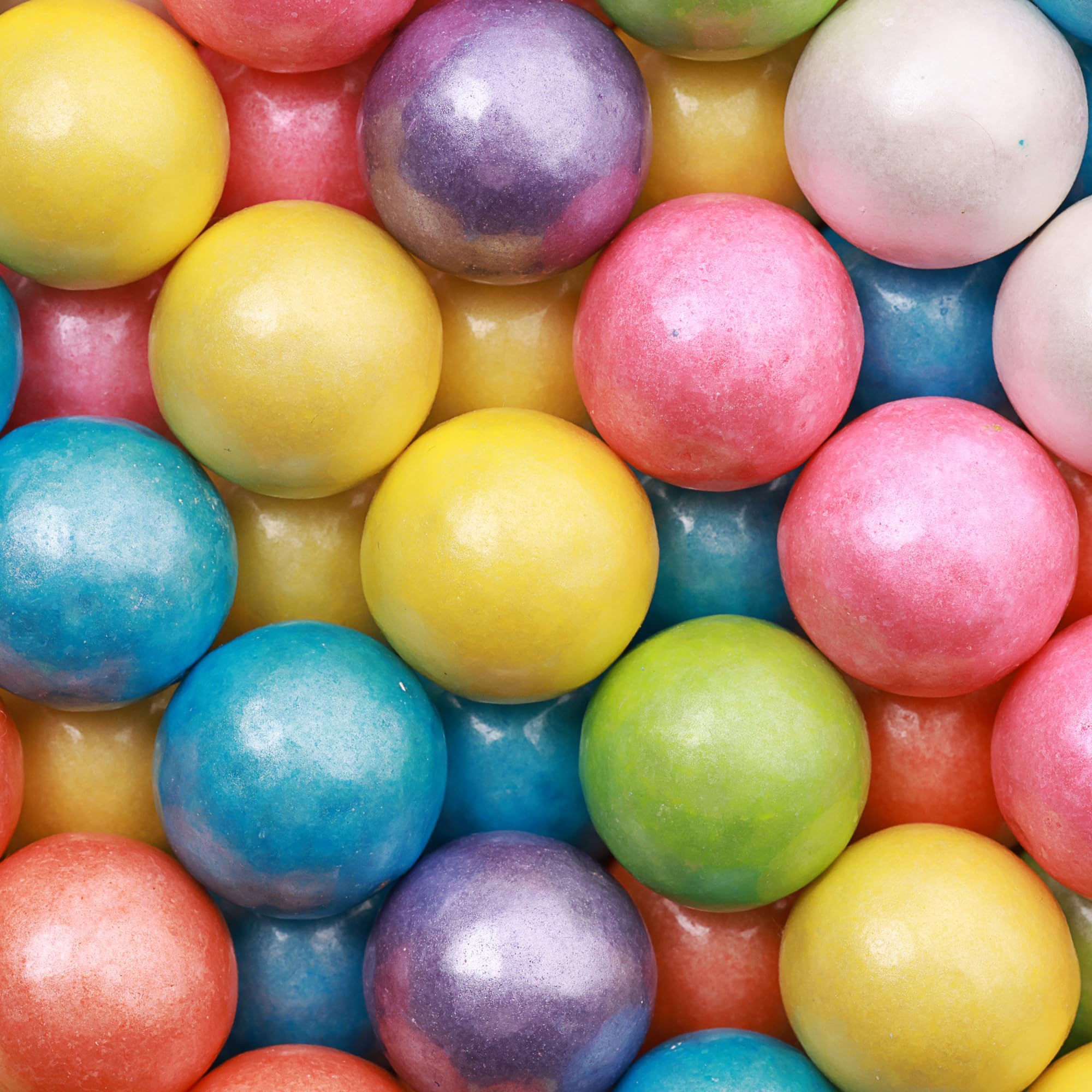 Gumballs for Gumball Machine - Shimmer Spring Mix 1 Inch Large