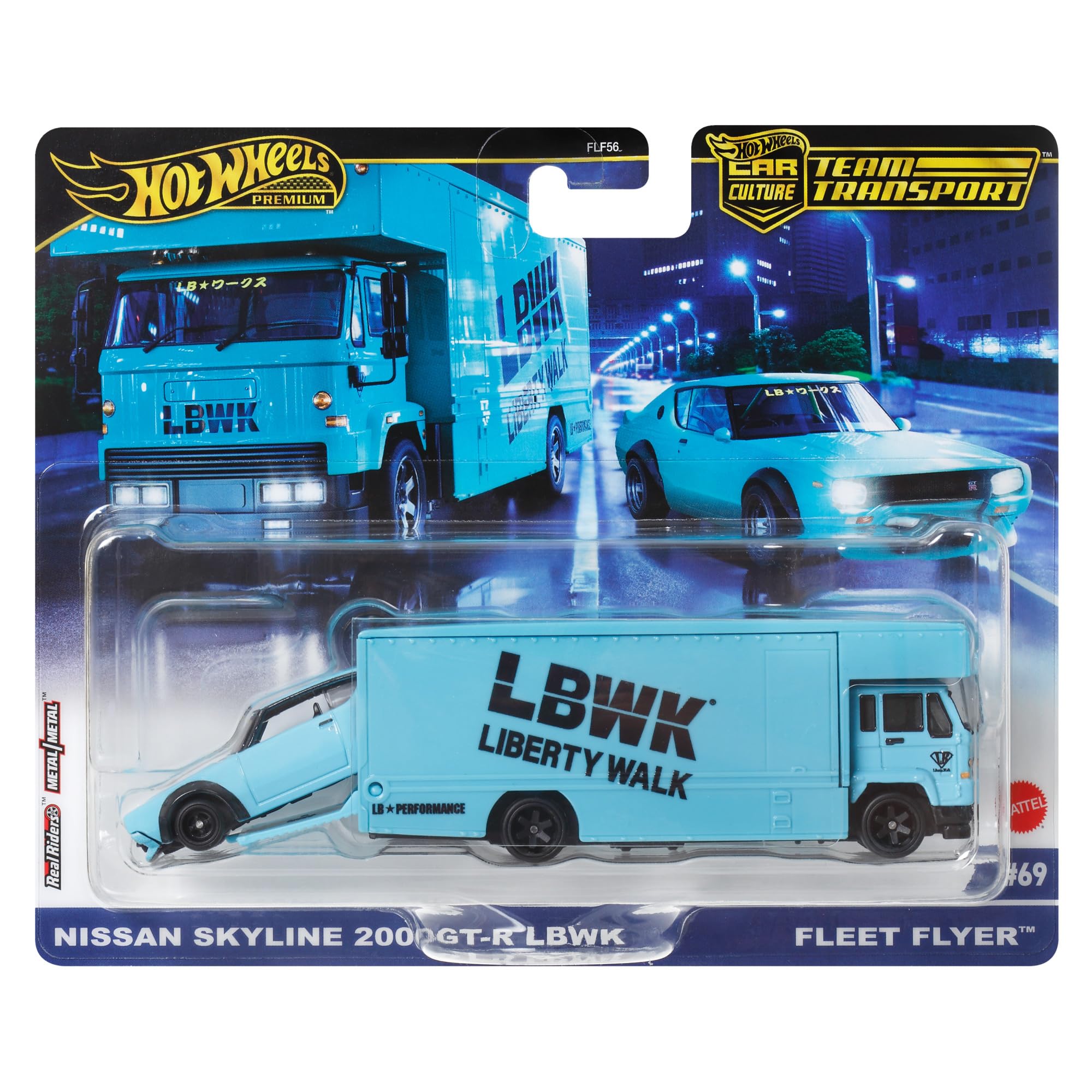 Amazon.com: Hot Wheels Premium Car Team Transport Set, LBWK
