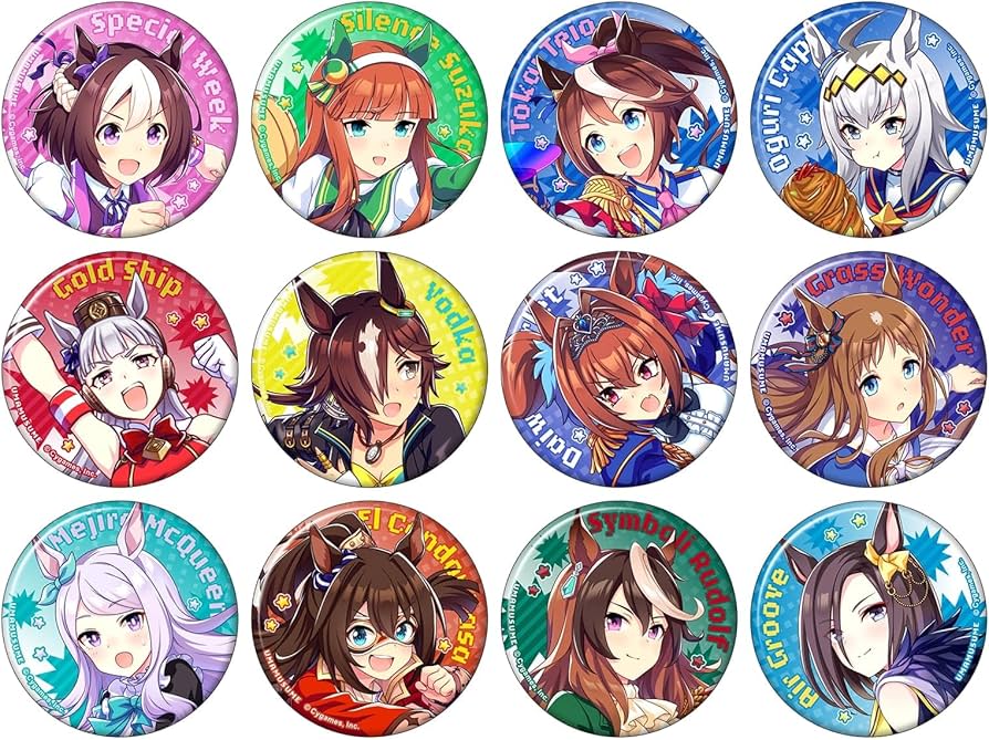 Amazon.co.jp: ウマ娘 プリティーダービー[原作版] キャラバッジ