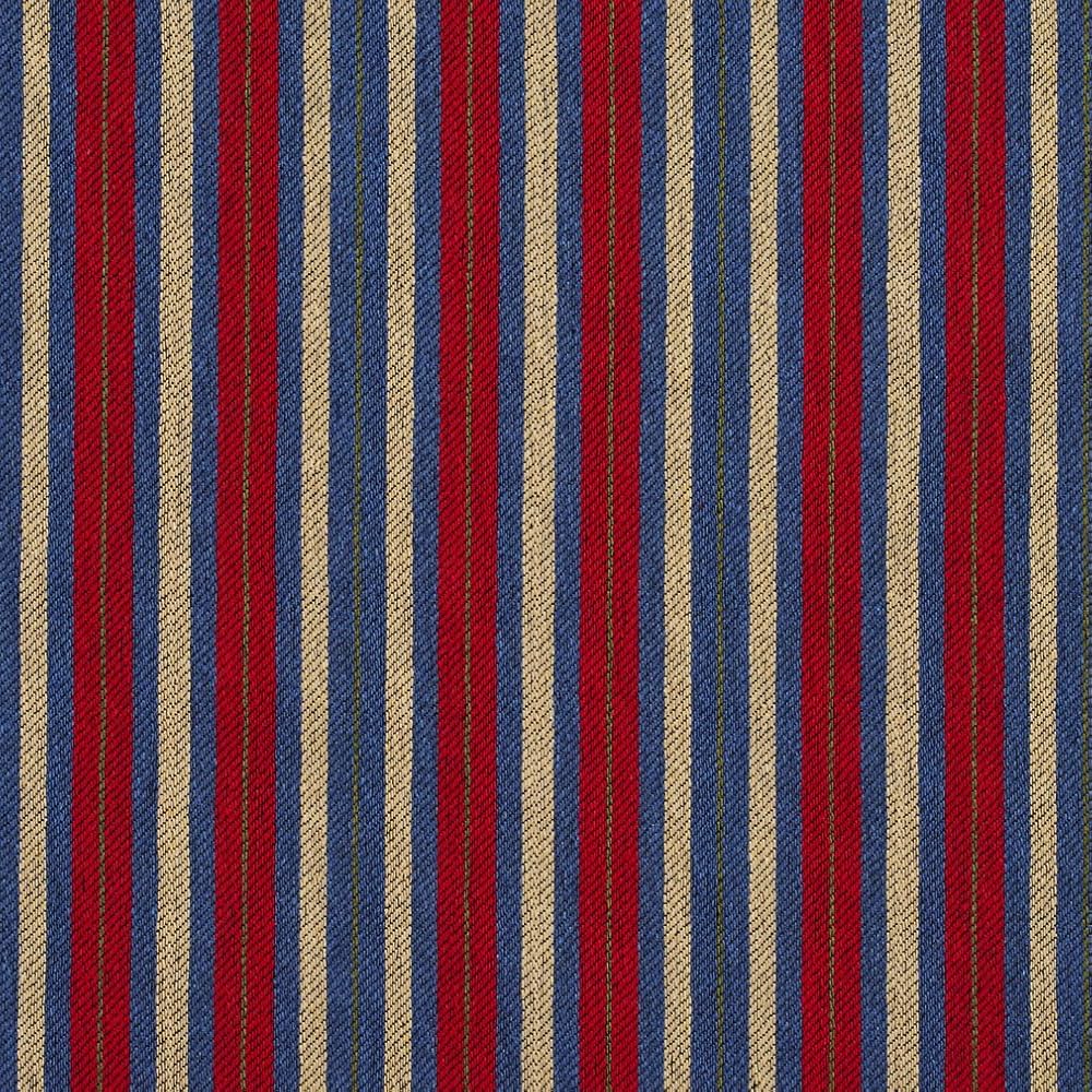 Amazon.com: Red, Blue and Gold Striped Jacquard Upholstery Fabric