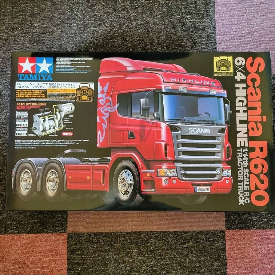タミヤ1/14スカニアR620