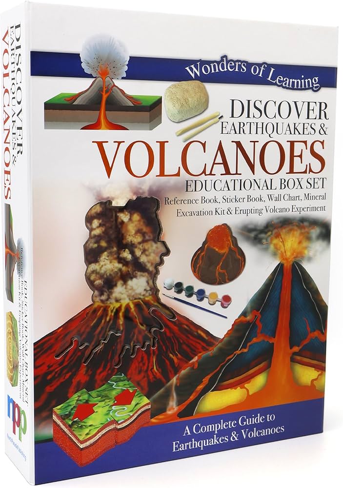 Discover Earthquakes and Volcanoes - Educational Box Set (Wonder