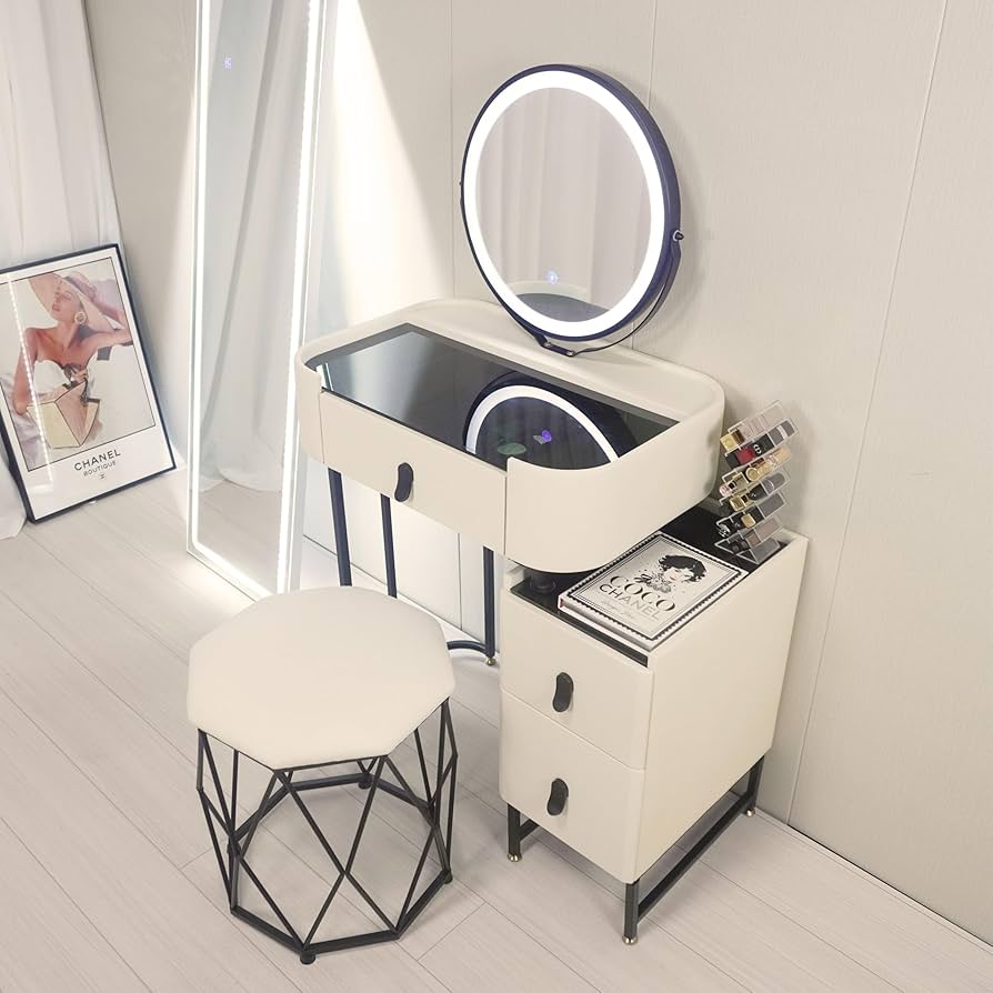 Amazon｜ドレッサー 化粧台 おしゃれ テーブル 収納 安い シンプル