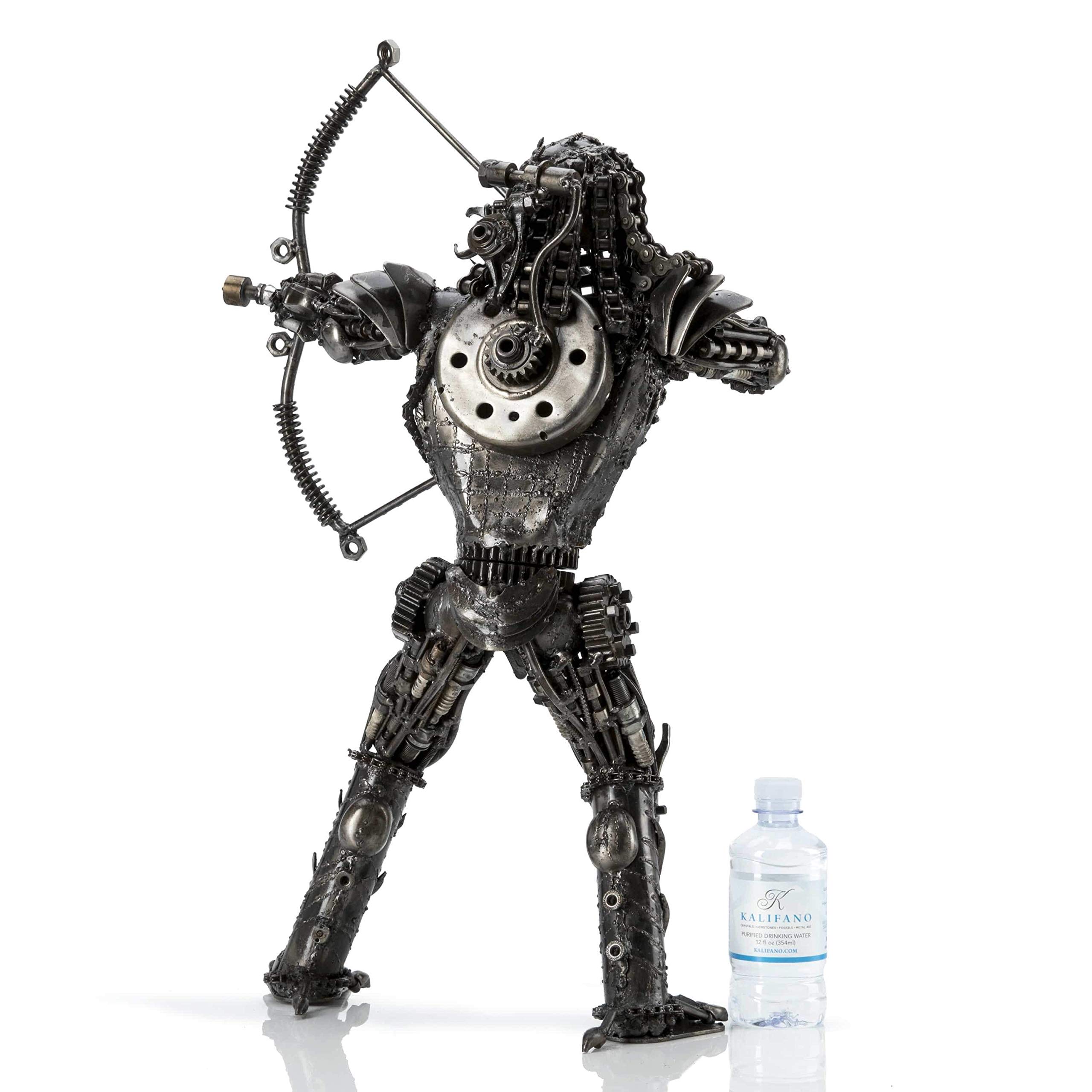 Amazon.co.jp: KALIFANO 大型プレデター風リサイクルメタル彫刻