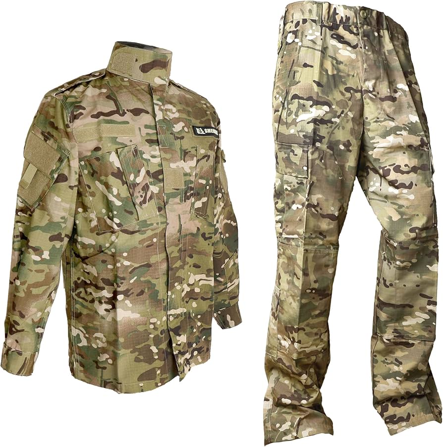 Amazon | [SHENKEL] 迷彩服上下セット M マルチカム bdu-cm02-M [並行