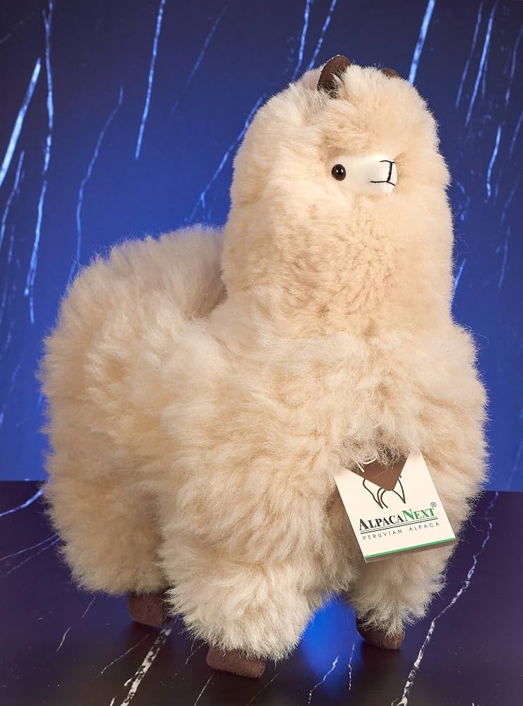 Amazon.co.jp: ベビー アルパカ毛皮のおもちゃ - アルパカフィギュア