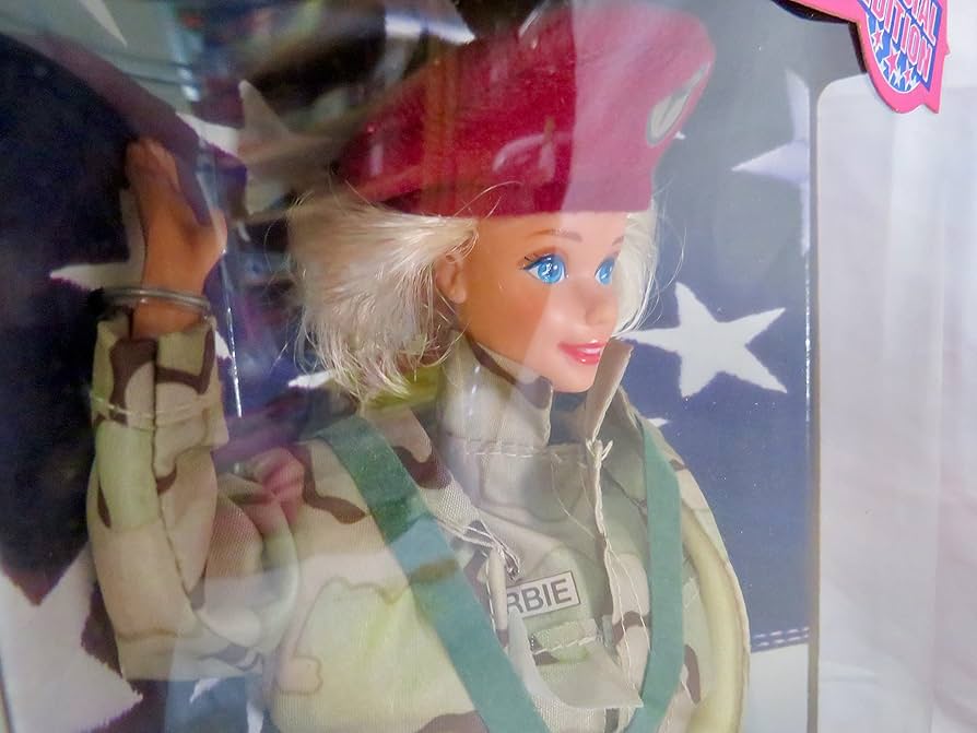 ARMY BARBIE DOLL Special Edition STARS 'n STRIPES w Army Outfit