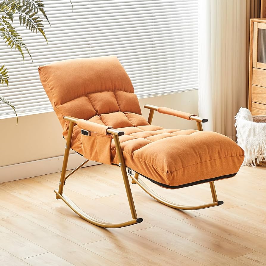 Amazon｜KAIHAOWIN ロッキングチェア 室内 リクライニングチェア