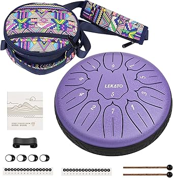 Amazon | タングドラム スリットドラム 11音 6インチ 収納バッグ付き