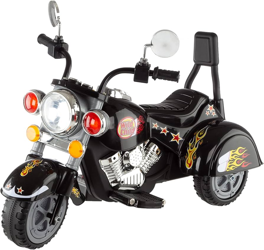 Amazon.com: 3 Wheel Chopper Trike Motorcycle for Kids Battery