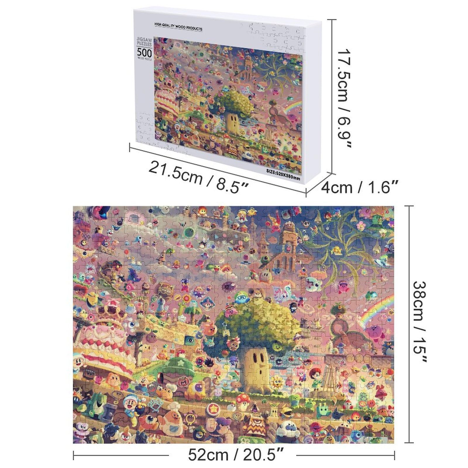 Amazon.co.jp: 星のカービィ 1000ピース ジグソーパズル アニメ 木製