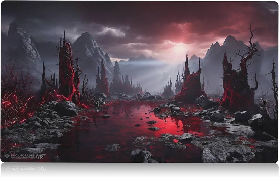 Amazon.com: Bloodstained Mire Reimagined Playmat - Fantasy Land