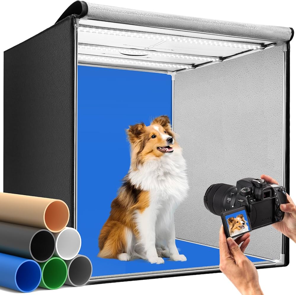 Amazon | DUCLUS 撮影ボックス 80cm 写真撮影ブース 折りたたみ 3つの