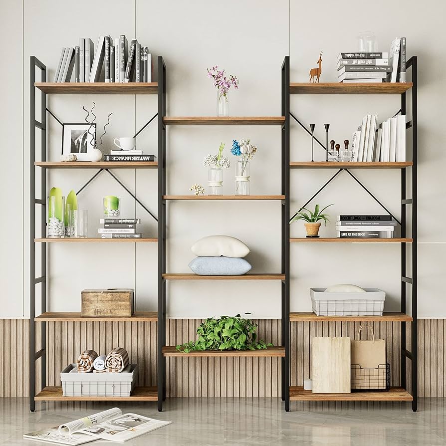 Amazon｜Aoxun オープンシェルフ ラック スチールシェルフ オープン