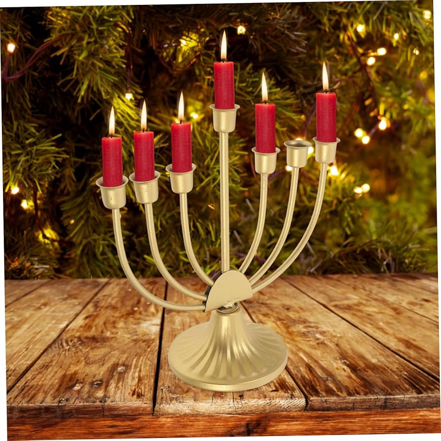 Amazon｜MARMERDO ローソク足 ハヌカ燭台 イスラエルキャンドル