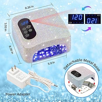 Amazon | COLORENE コードレス UV LED ネイルランプ 72W 充電式