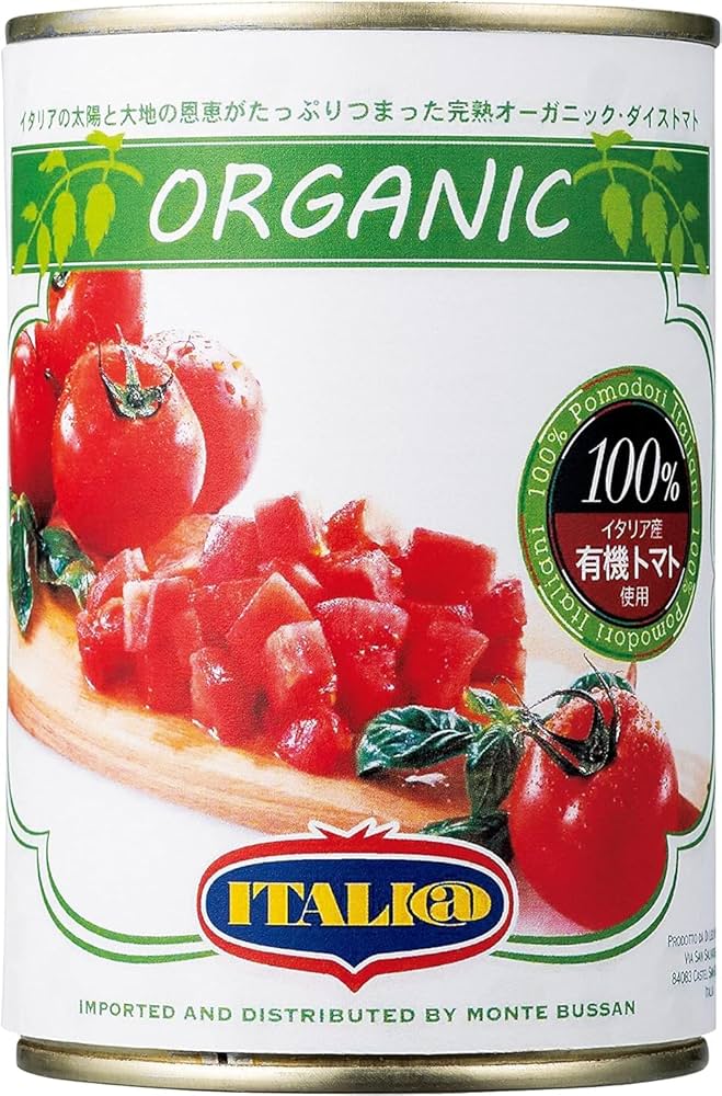 Amazon.co.jp: 【ケース販売】イタリアット 有機ダイストマト缶 400g缶