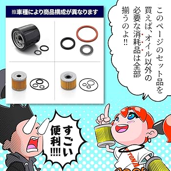 Amazon.co.jp: Daytona Motorcycle Oil Filter, O-Ring, Drain Washer