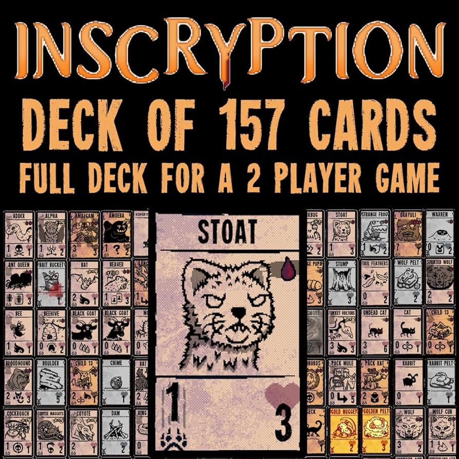 Amazon.co.jp: Inscryption Card Game Plus Box - : Toys & Games
