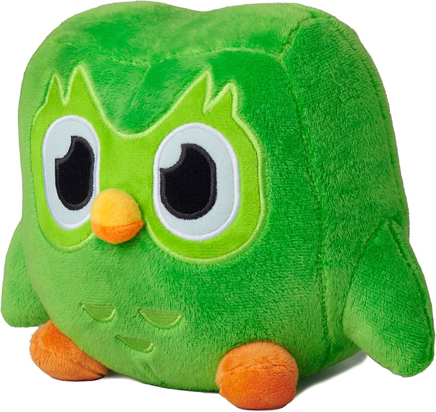 Amazon.co.jp: Duolingo Duo ぬいぐるみ - 公式ライセンス - 毎日の