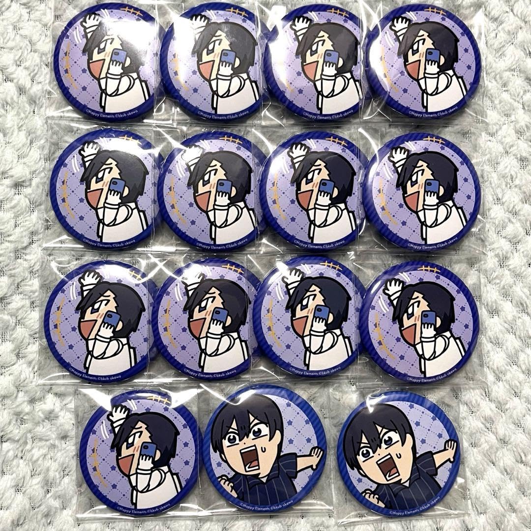 Amazon.co.jp: あんスタ ぶくスタ 氷鷹北斗 氷鷹誠矢 缶バッジ ぶくぶ