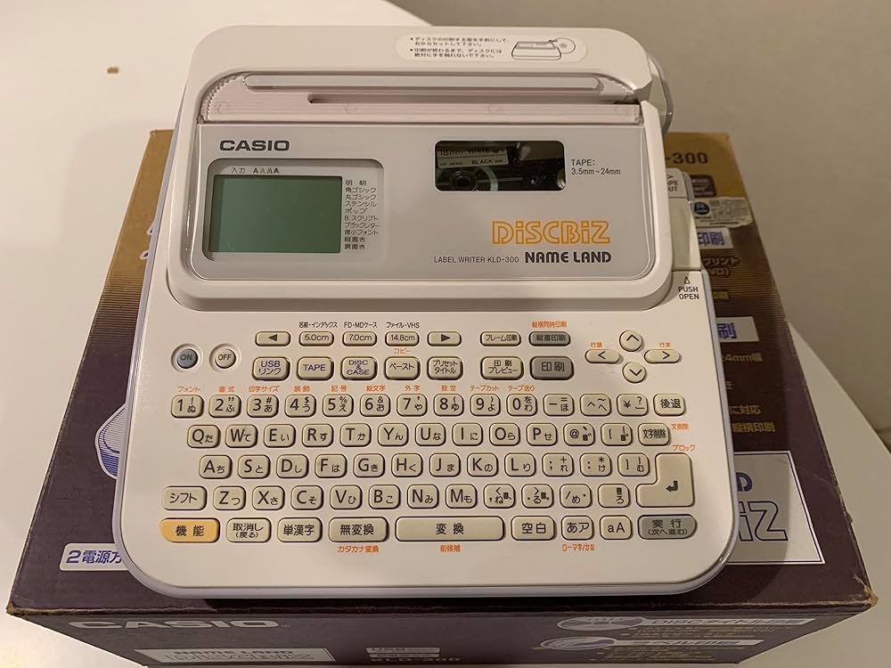 Amazon.co.jp: CASIO ネームランド DISC BIZ KLD-300 : 文房具