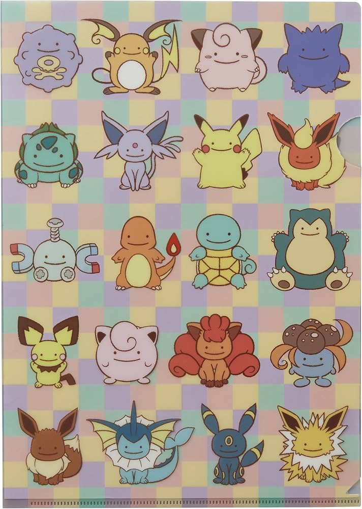 Amazon.co.jp: ポケモンセンターオリジナル A4クリアファイルセット