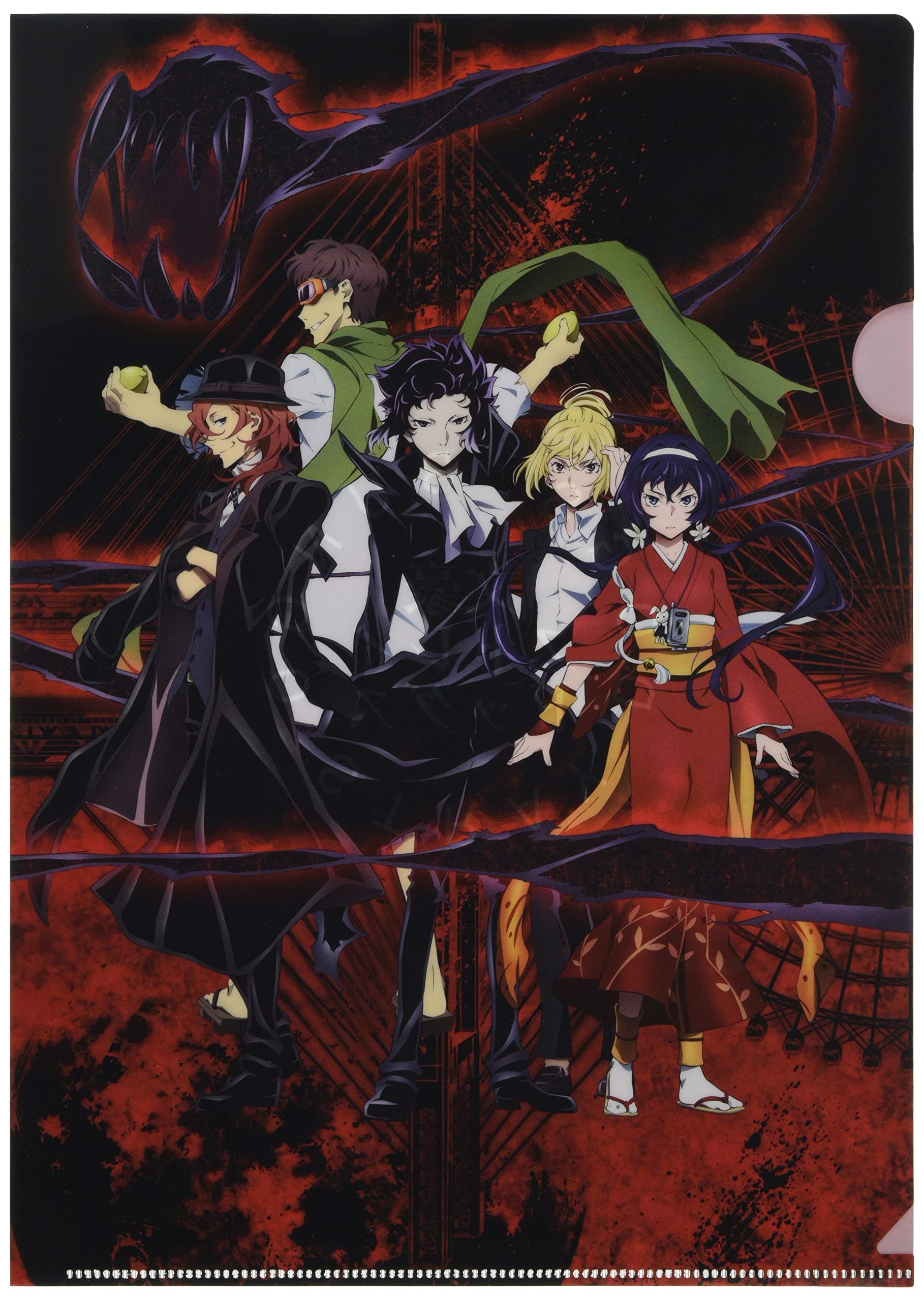 Amazon.co.jp: 文豪ストレイドッグス クリアファイル ポートマフィア(2