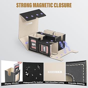 Amazon.com: Card Deck Box for MTG with Commander Display, 5 in 1