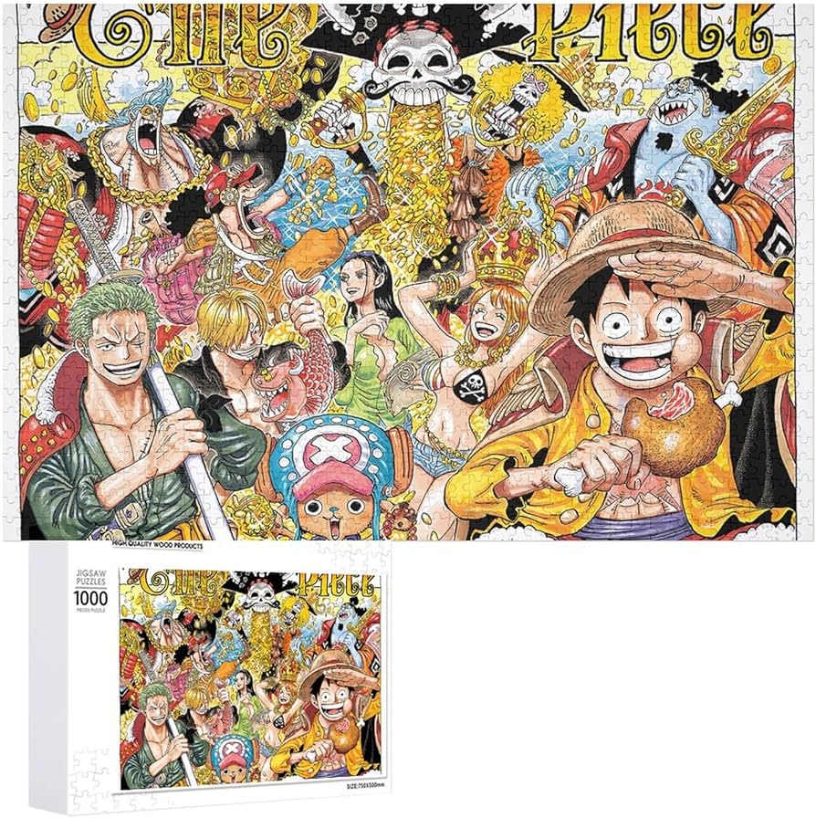 Amazon.co.jp: ワンピース/ONE PIECE 500/1000ピース 木製パズル 減圧