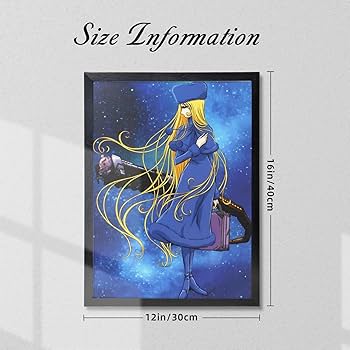 Amazon.co.jp: 銀河鉄道999 松本零士 アートパネル アートフレーム