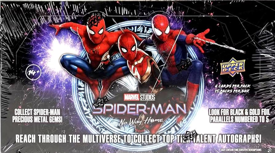 Amazon.com: 2023 Upper Deck Marvel Studios 'Spider-Man: No Way