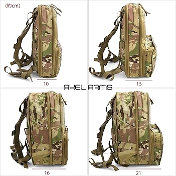 Amazon.co.jp: [Axel Arms] 容量可変 1.2～2.5L タクティカル フラット