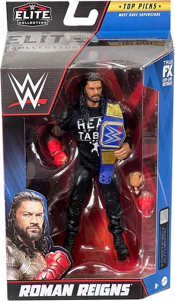 Amazon.co.jp: ローマン・レインズ (ブルーベルト) - WWE Elite Top